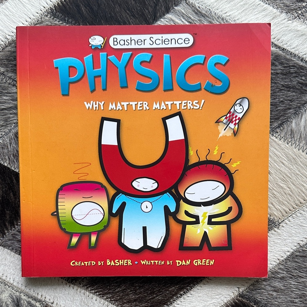 Physics Kids Book - Orange/Red Cover